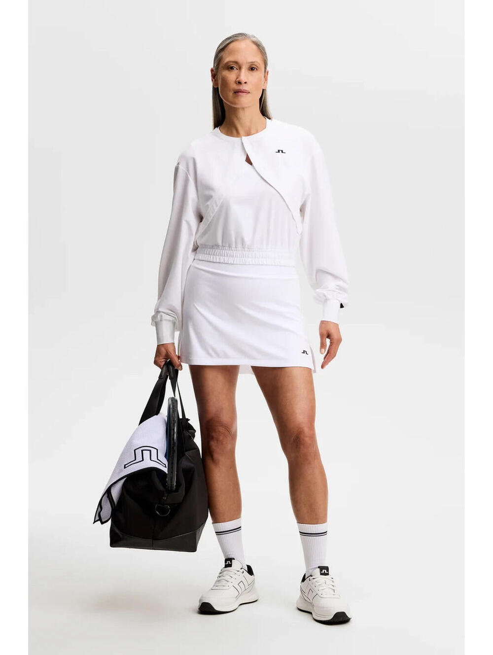 NEW J Lindeberg Women SMALL Shania Golf Tennis Pickleball Skort Skirt White NWT